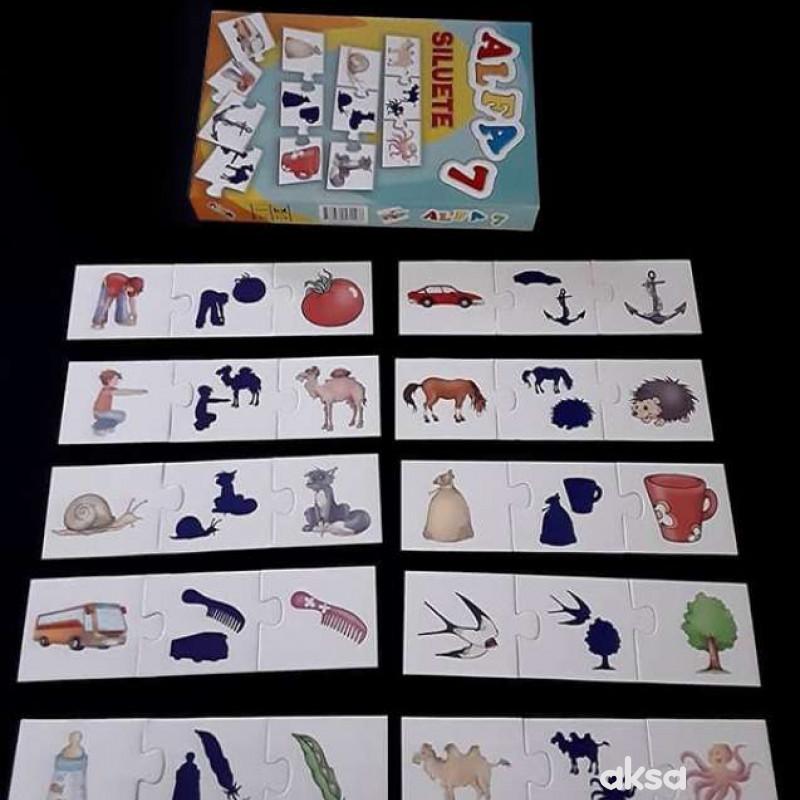 Pikom Didaktička igra ALFA 7-Siluete 6107 