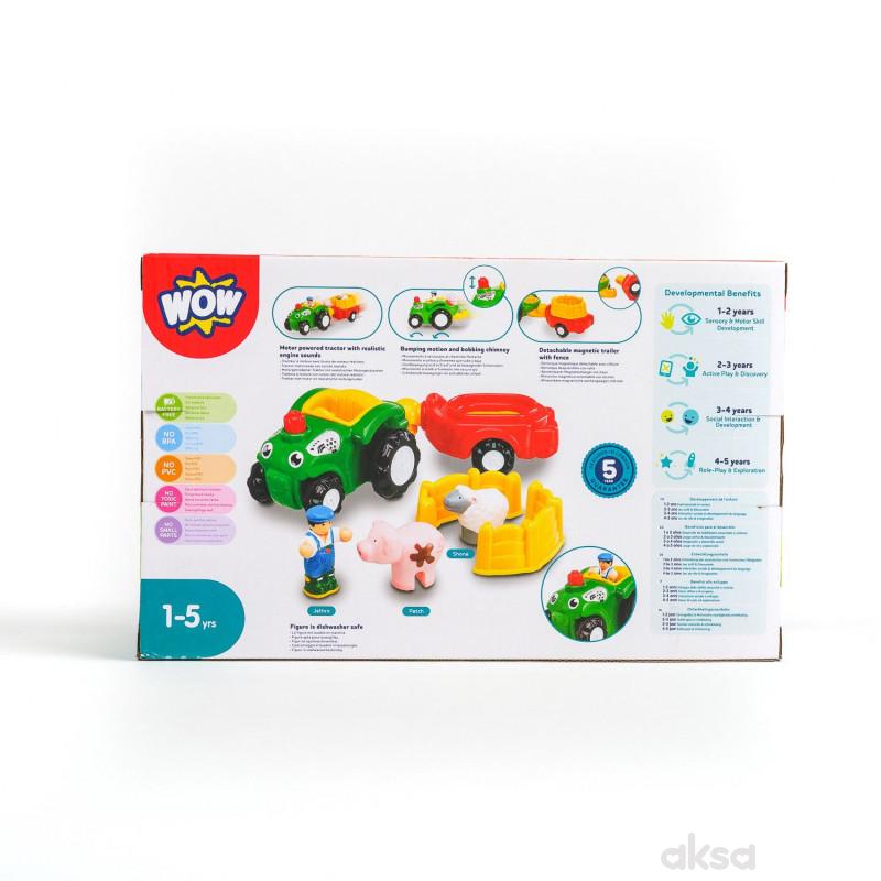Wow igračka traktor sa prikolicom Bumpety Bump Ber