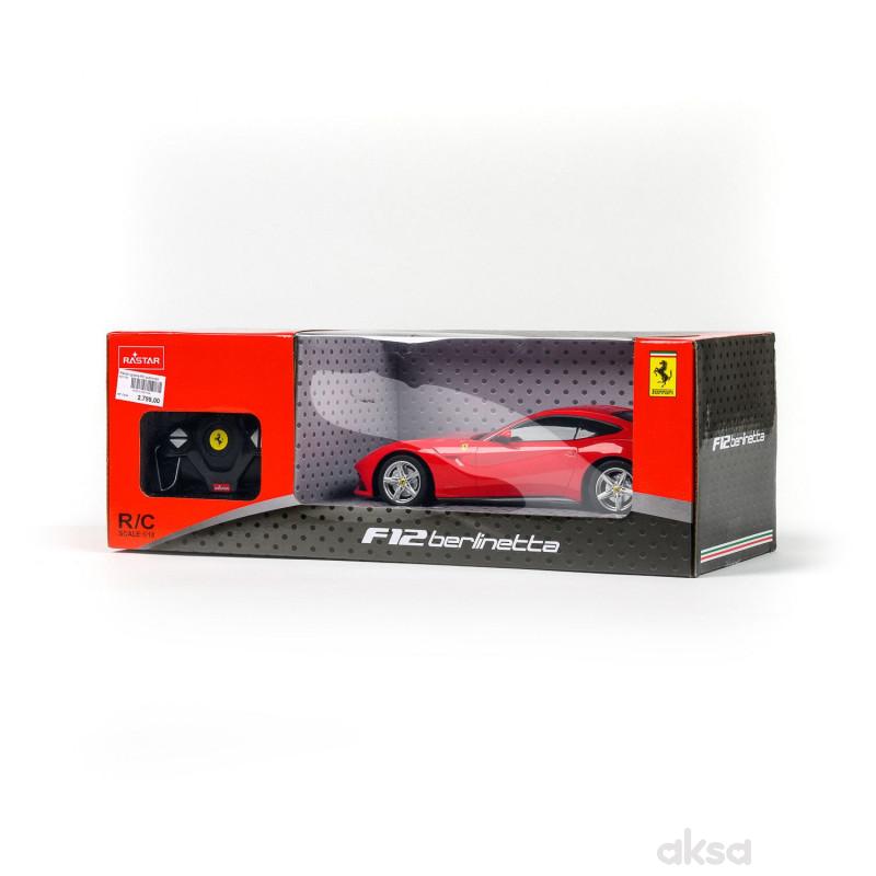 Rastar igračka RC automobil Ferrari F12 1:18 - crv 