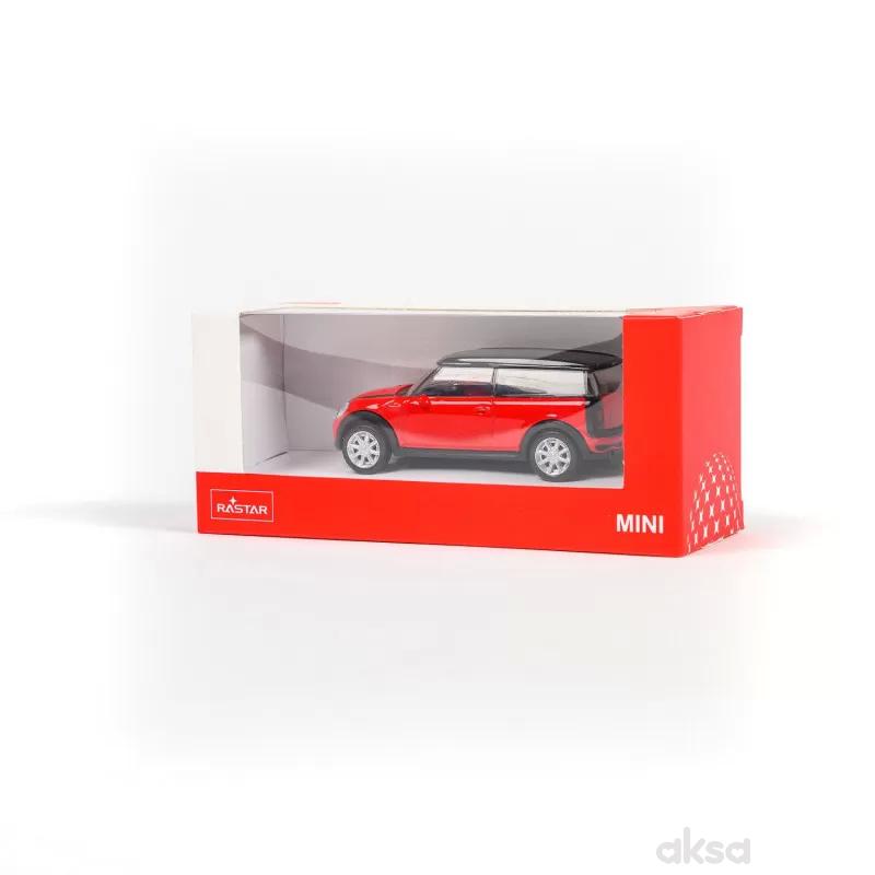 Rastar automobil MINI CLUBMAN 1:43 - crv 