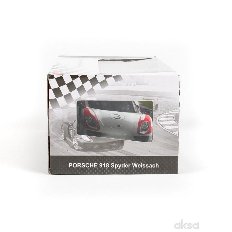Rastar RC auto Porshe 918 Spyder 1:14 - crn, bel
