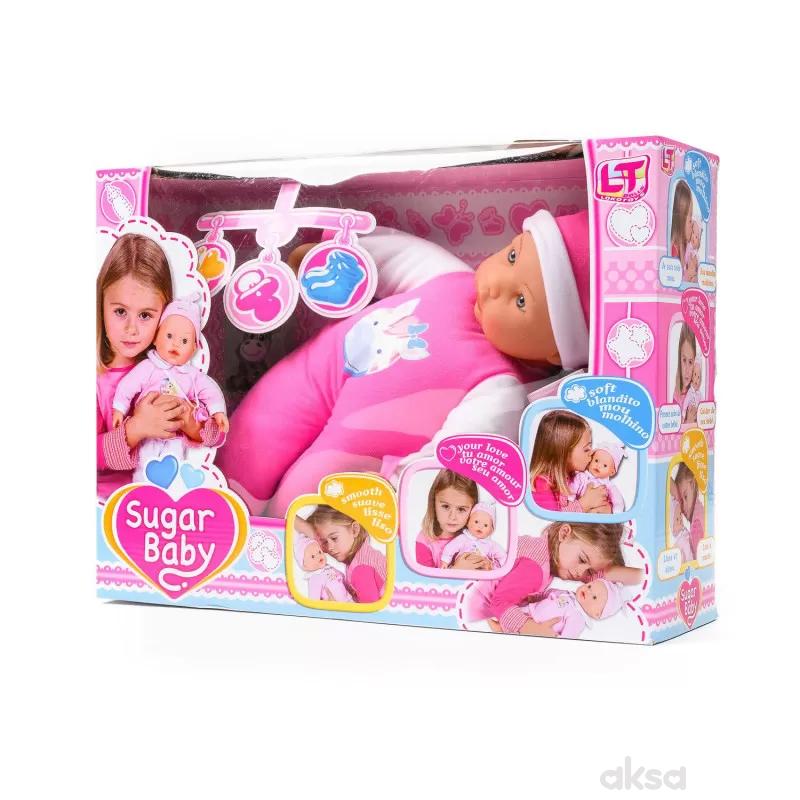 Loko toys,lutka beba u roze odelcetu,45 cm