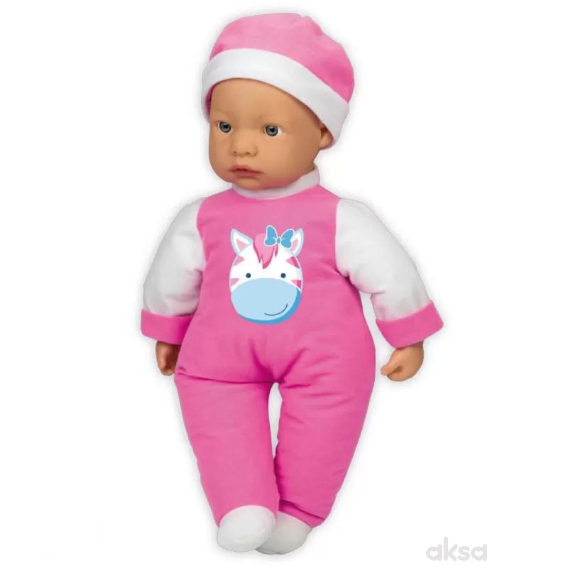 Loko toys,lutka beba u roze odelcetu,45 cm