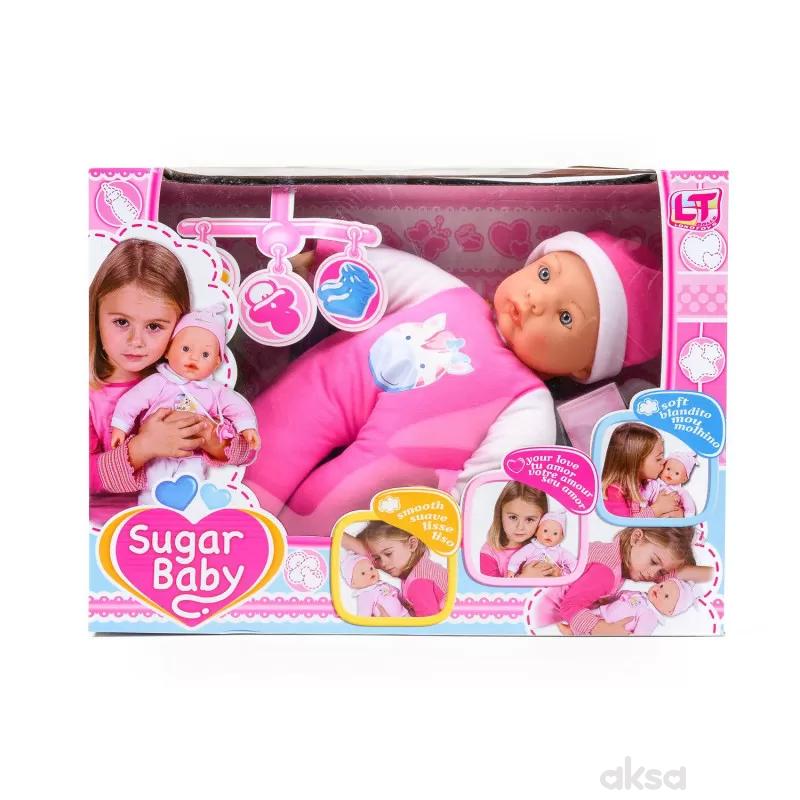 Loko toys,lutka beba u roze odelcetu,45 cm