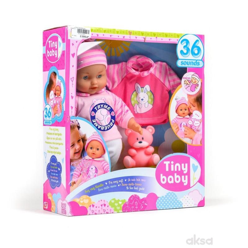 Loko toys,lutka beba sa funkcijama sa odećom, 30cm 