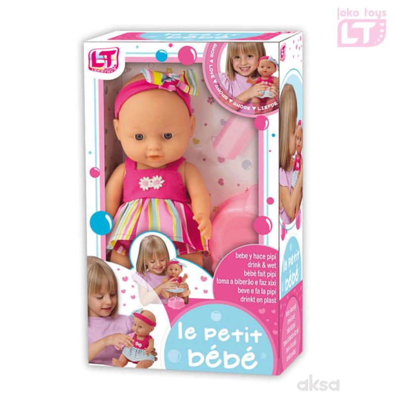 Loko toys,lutka beba koja pije i piški , 29 cm