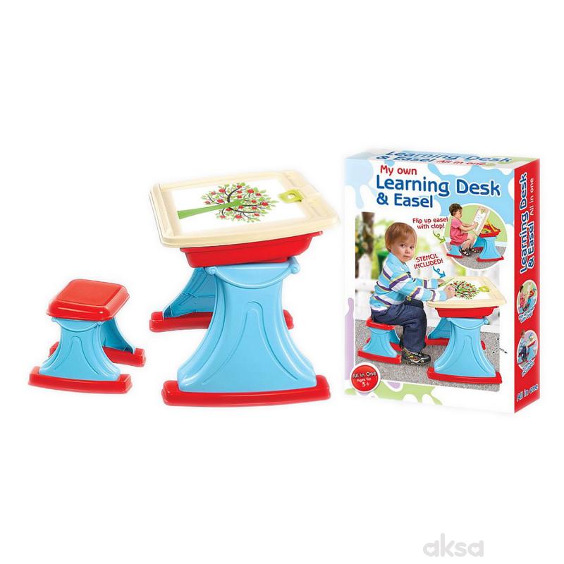Qunsheng Toys, igračka sto za učenje sa stolicom