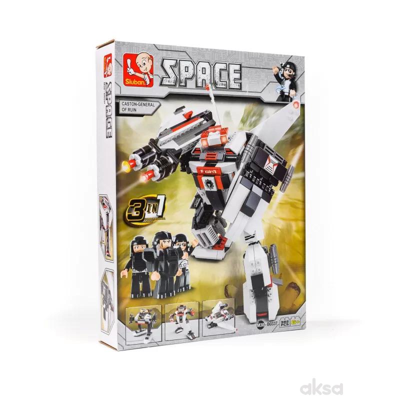 Sluban kocke, 3u1 robot, 313 kom