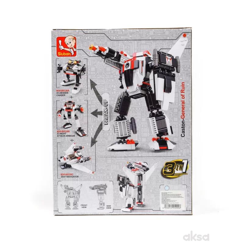 Sluban kocke, 3u1 robot, 313 kom
