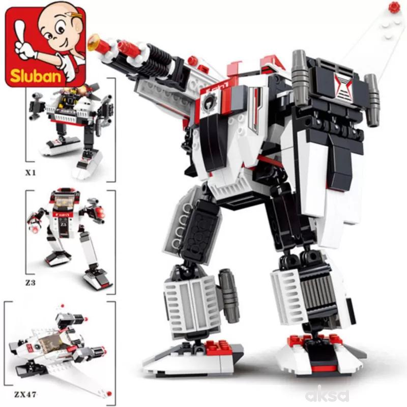 Sluban kocke, 3u1 robot, 313 kom