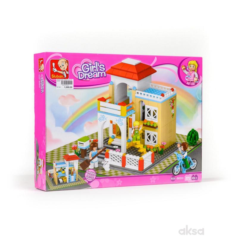 Sluban kocke, slatka kuća, 381 kom