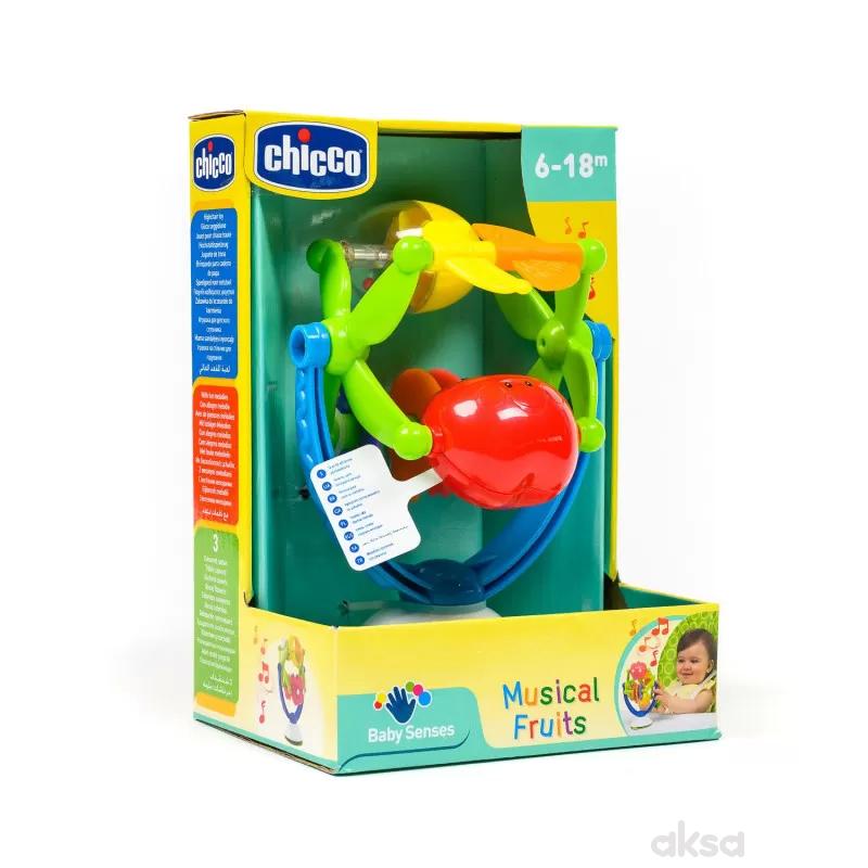 Chicco igračka za hranilicu Muzičke voćkice