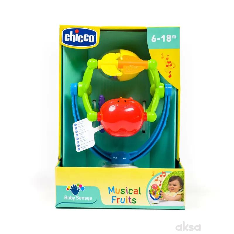 Chicco igračka za hranilicu Muzičke voćkice