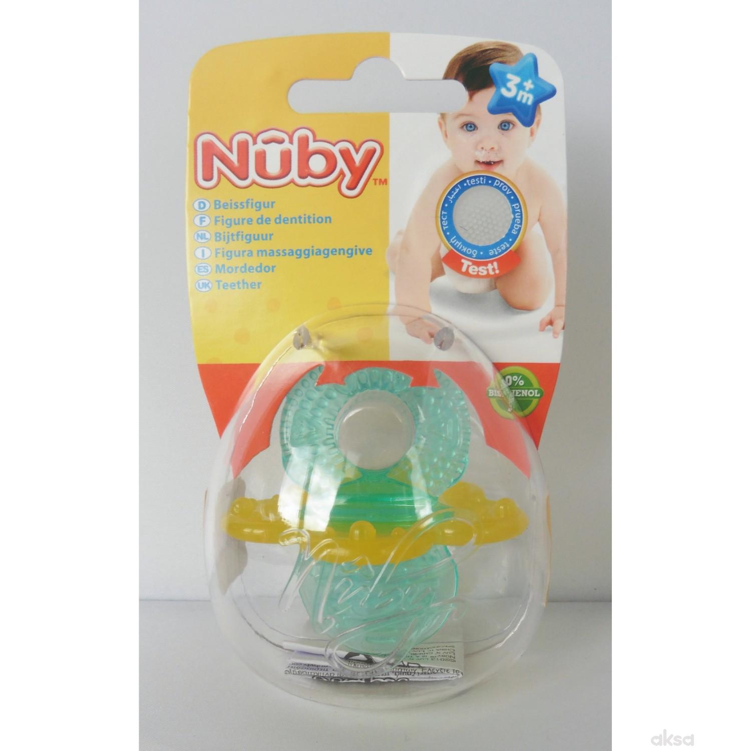 Nuby glodalica od silikona 0m+ cvetić sa kutijom