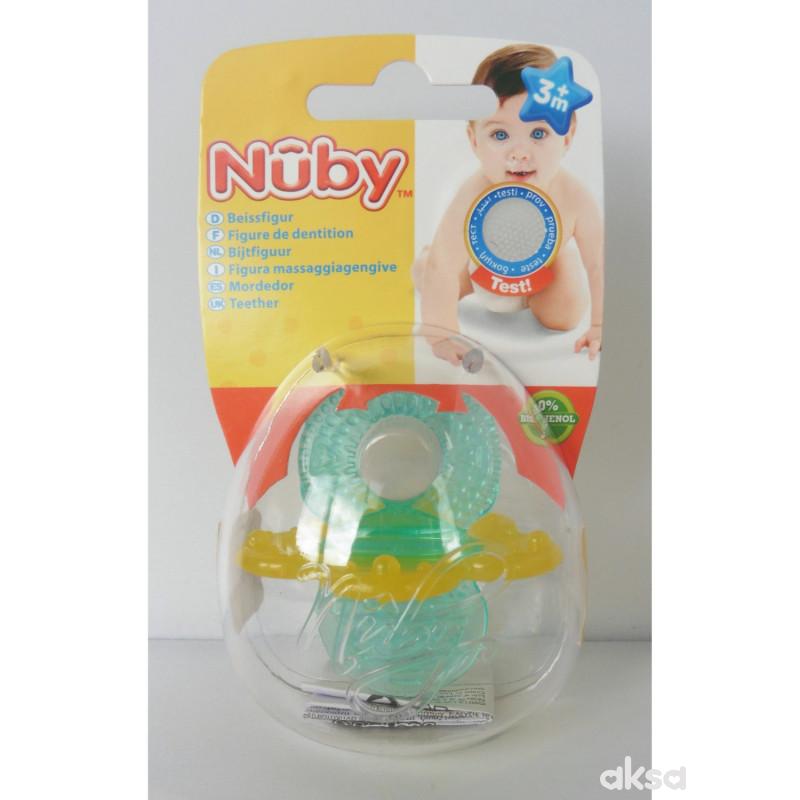 Nuby glodalica od silikona 0m+ cvetić sa kutijom