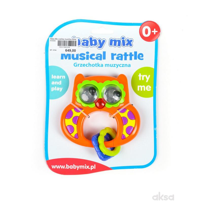 Baby Mix muzička zvečka Sova 