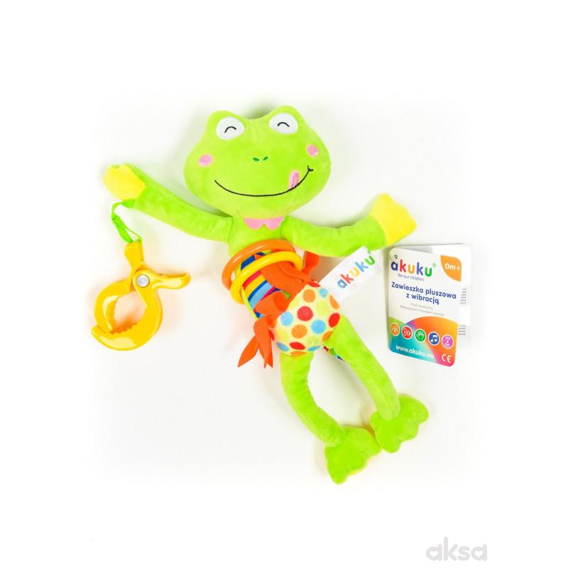 Akuku viseća vibrirajuća igračka žaba 