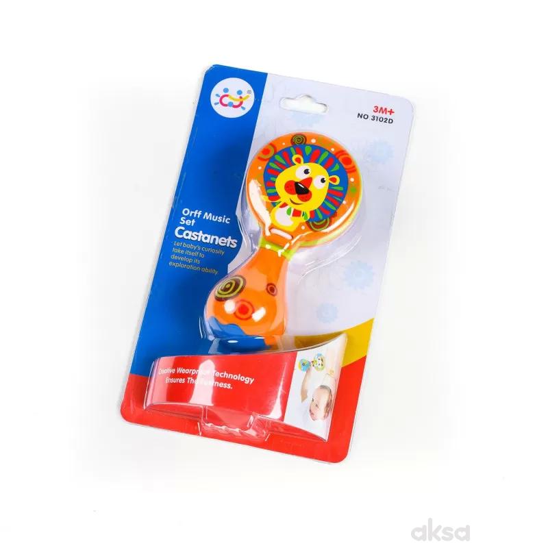 Huile toys igračka zvečka kastanjete