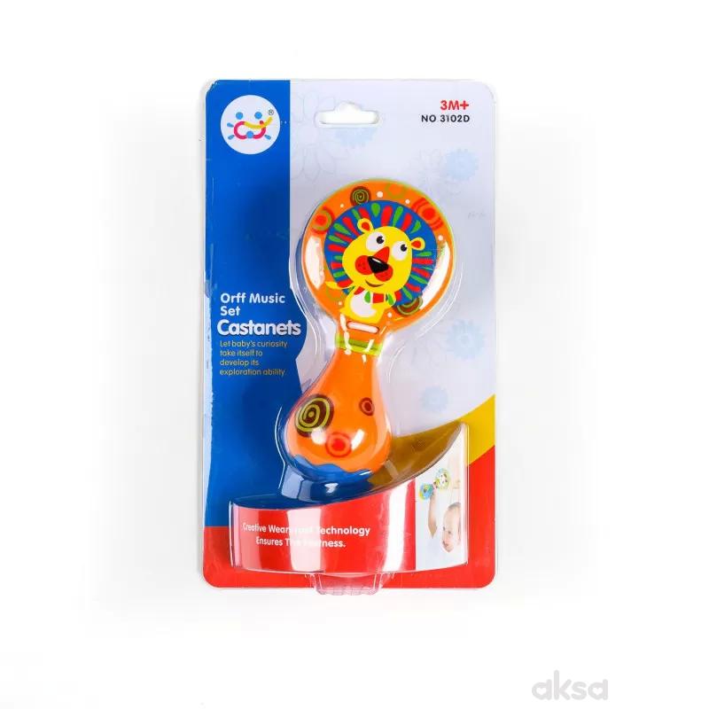 Huile toys igračka zvečka kastanjete 