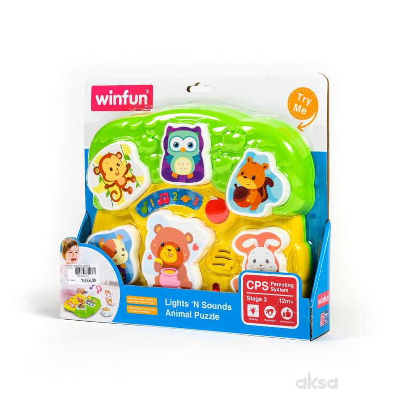 Win Fun igračka Muzička slagalica-Životinje