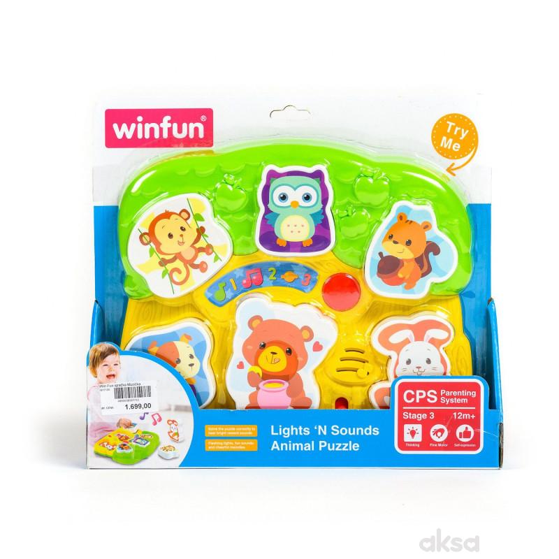 Win Fun igračka Muzička slagalica-Životinje