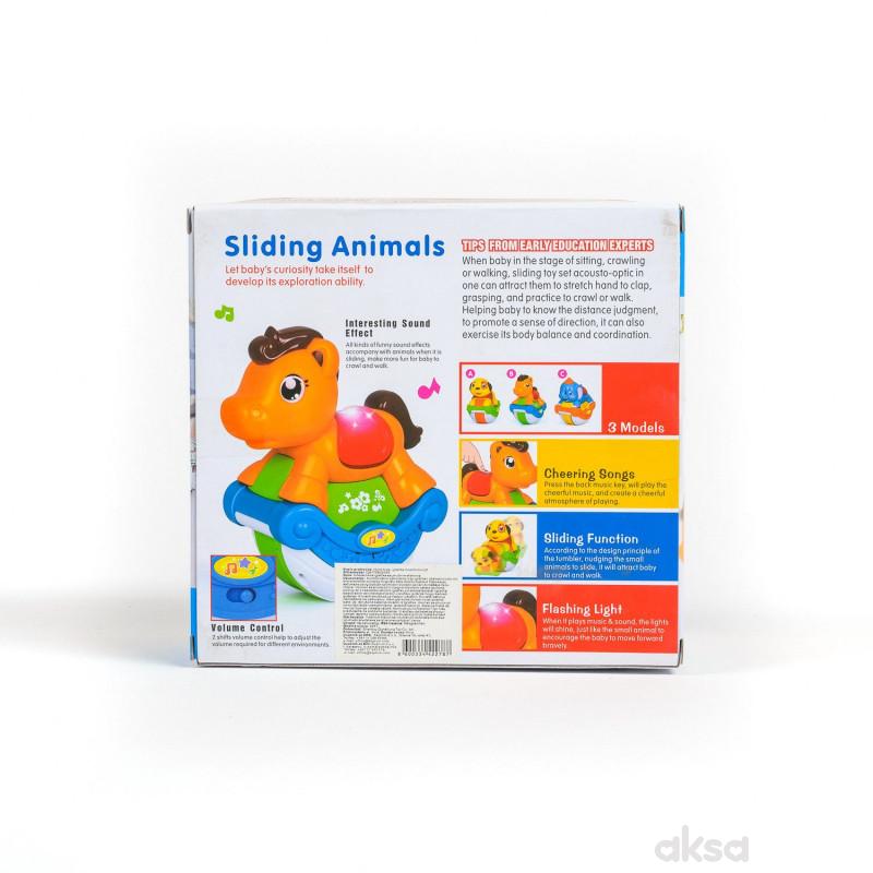 Huile toys igračka roly poly konjić