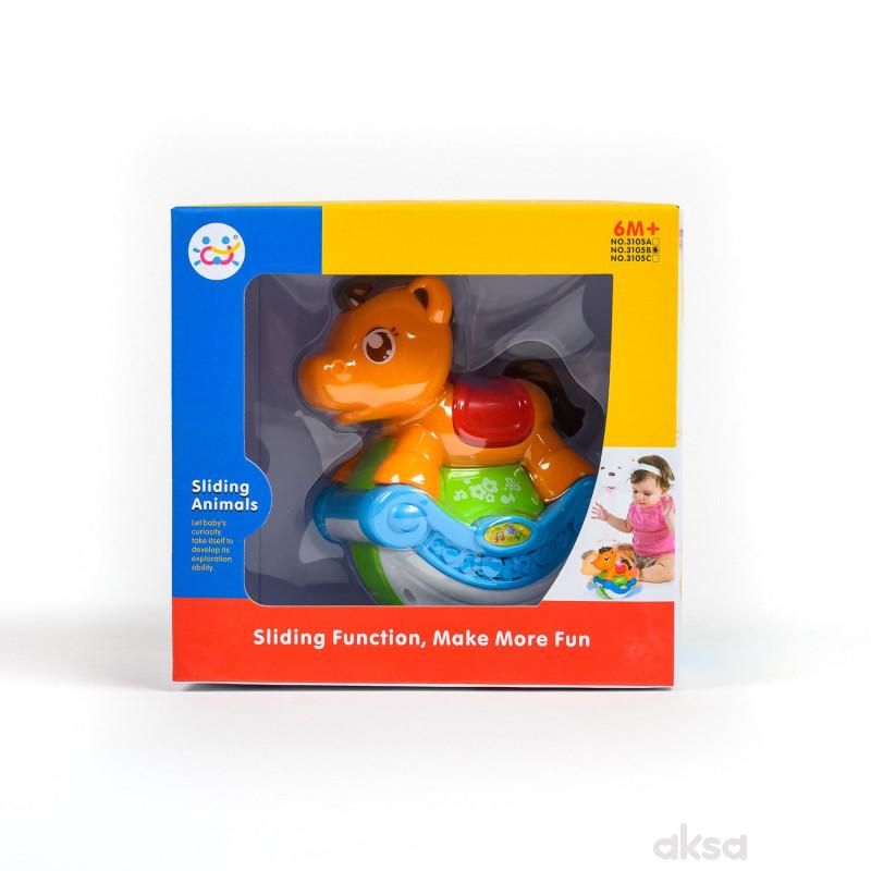 Huile toys igračka roly poly konjić