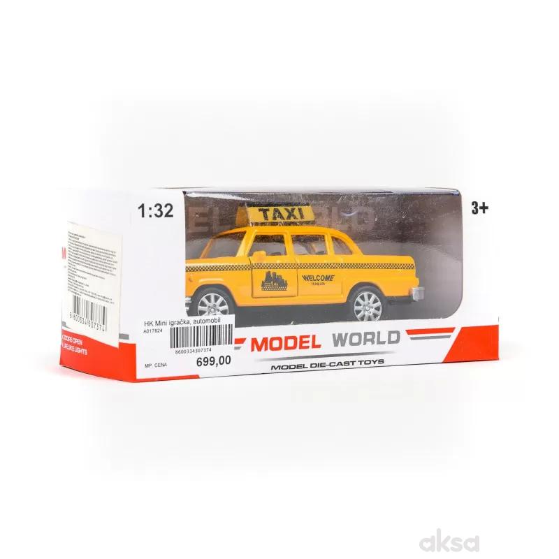 HK Mini igračka, automobil 1:32 - taxi 