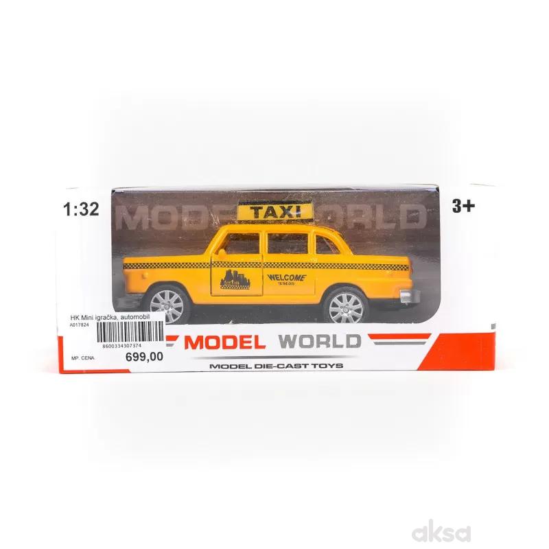HK Mini igračka, automobil 1:32 - taxi