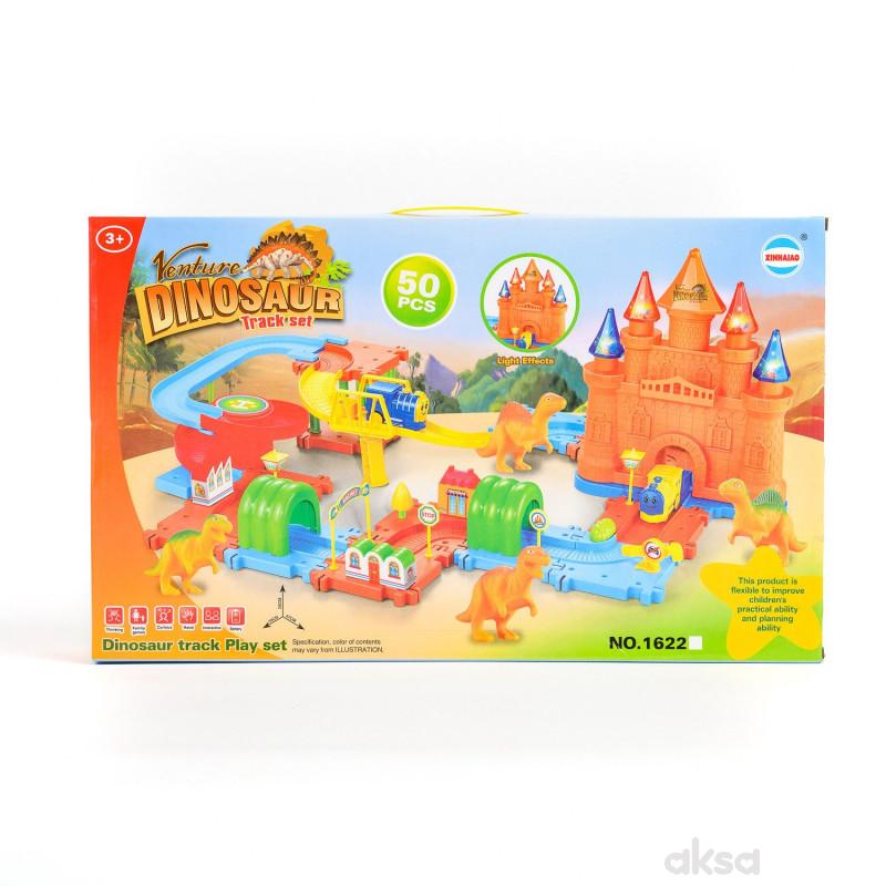 HK Mini igračka, vozni park - sa dvorcem