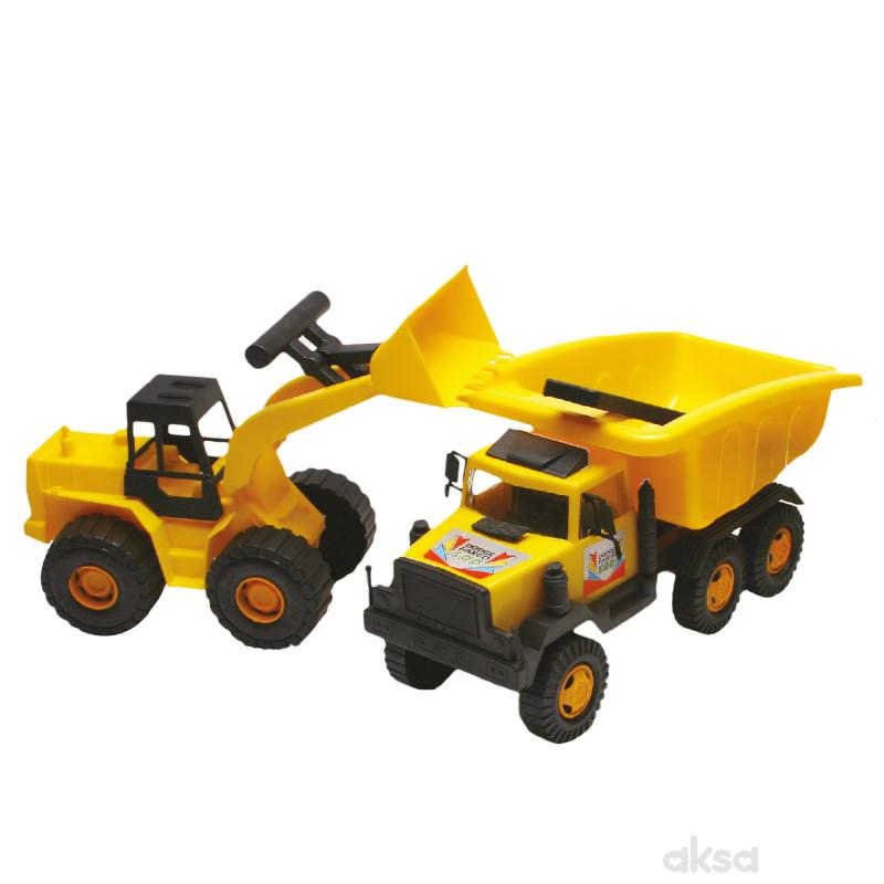 Bager i kamion Double Construction