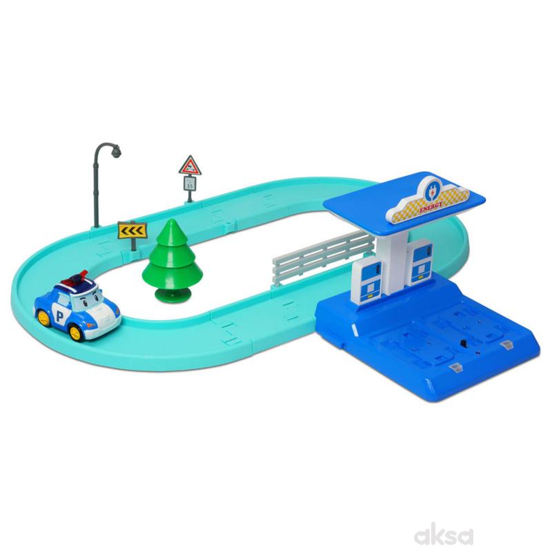 Robocar Poli sa benzinskom pumpom