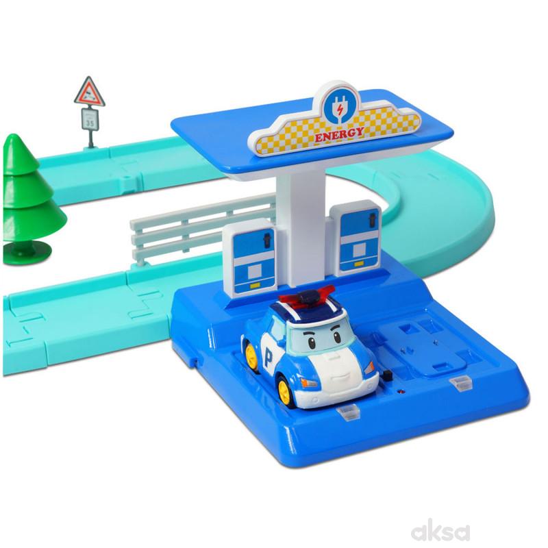 Robocar Poli sa benzinskom pumpom