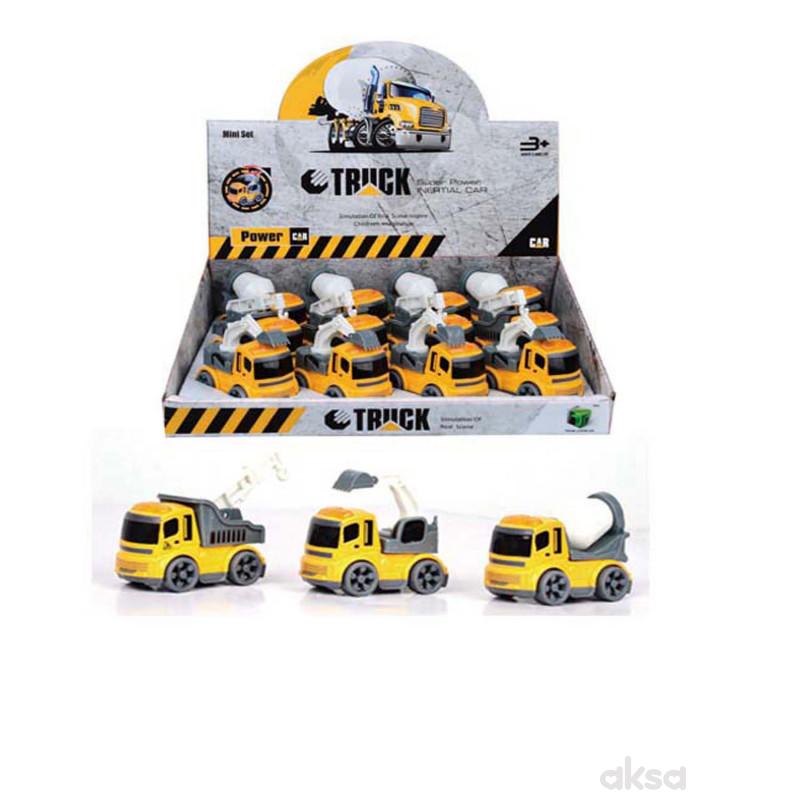 HK Mini građevinsko vozilo, die-cast (tp 12)