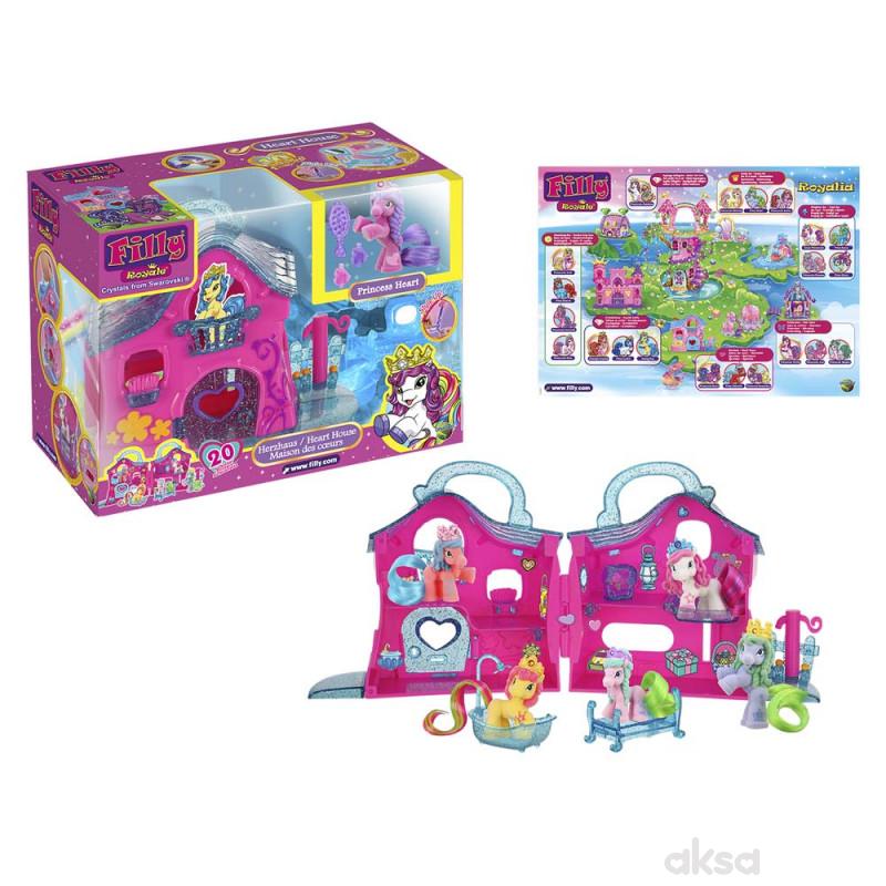 Filly royal set kučica srce