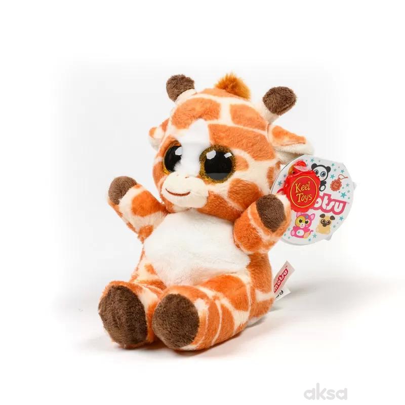 Keel Toys plišana igračka AnimotsuŽirafa, 15 cm