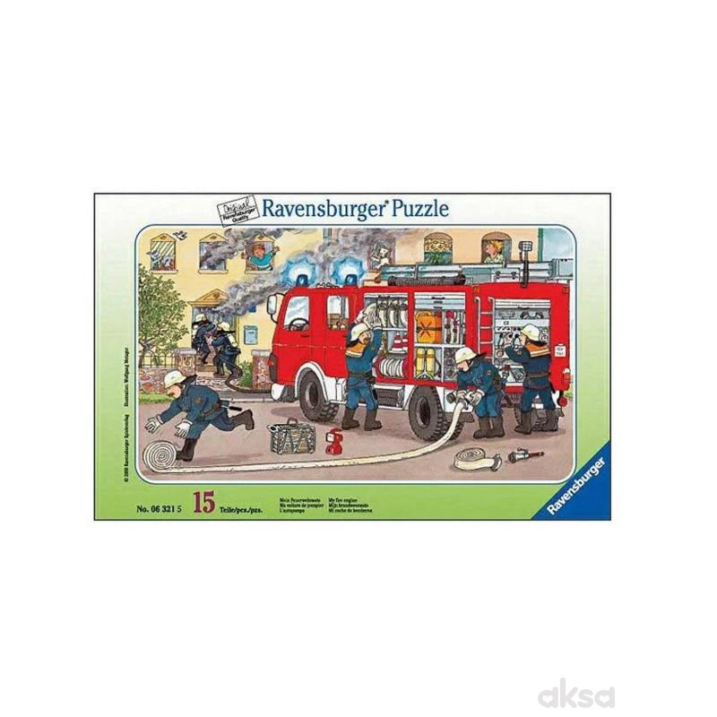 Ravensburger puzzle Hrabri vatrogasci u akciji
