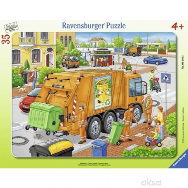Ravensburger puzzle Đubretari u gradu 