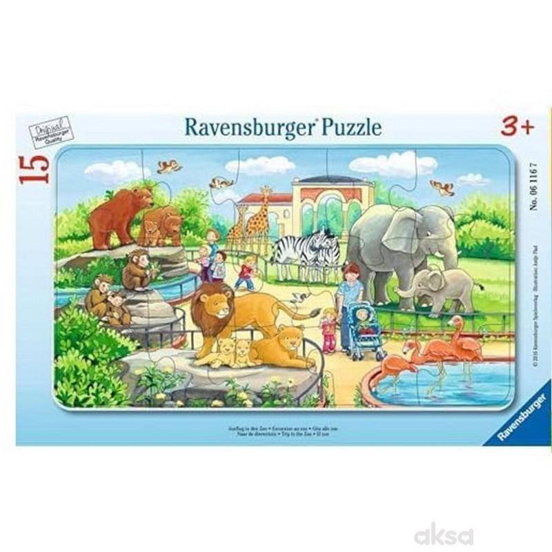 Ravensburger puzzle Životinje u zoo vrtu 