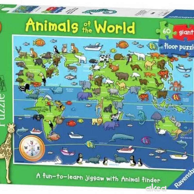 Ravensburger puzzle Životinje sveta 