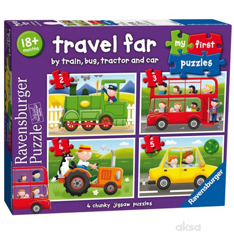Ravensburger Moje prve puzle 4 u 1 prevozna sredst 