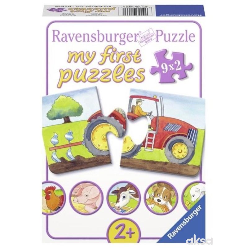 Ravensburger puzzle Moje prve puzle 9 u 1 na farmi 