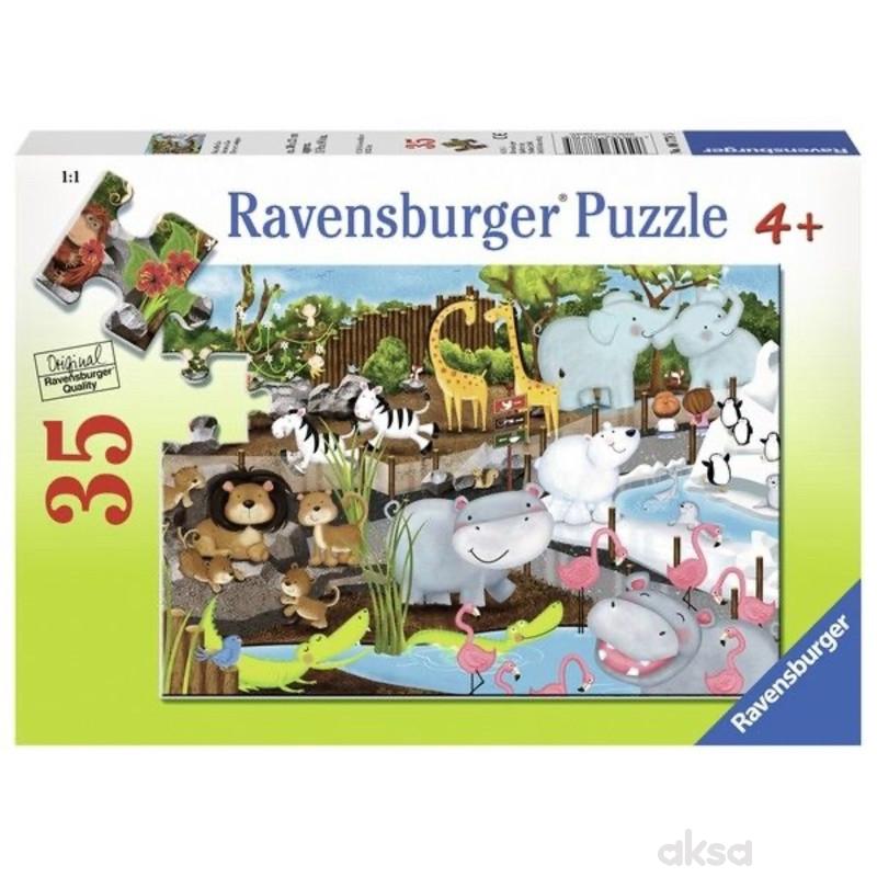 Ravensburger puzzle Slatke životinje u zoo vrtu 
