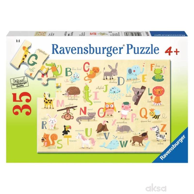Ravensburger puzzle - Zivotinje od A-Z 
