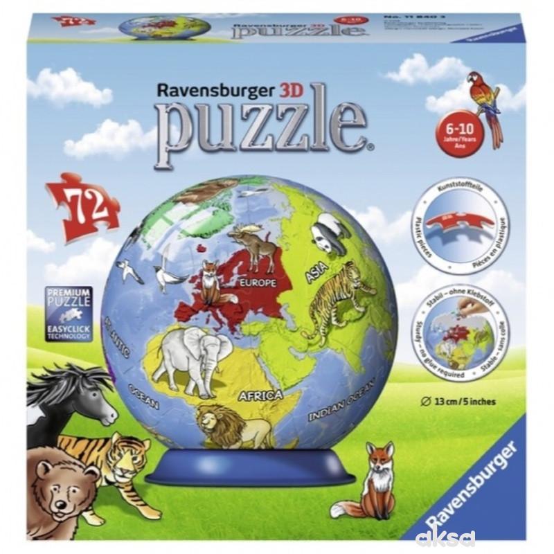 Ravensburger 3D puzzle (slagalice) - Mapa sveta 