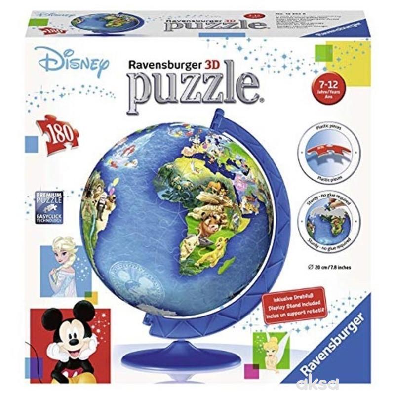 Ravensburger 3D puzzle - Decija mapa sveta 