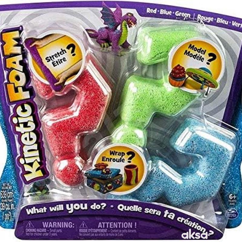 Kinetička pena set 3 boje 639ml 