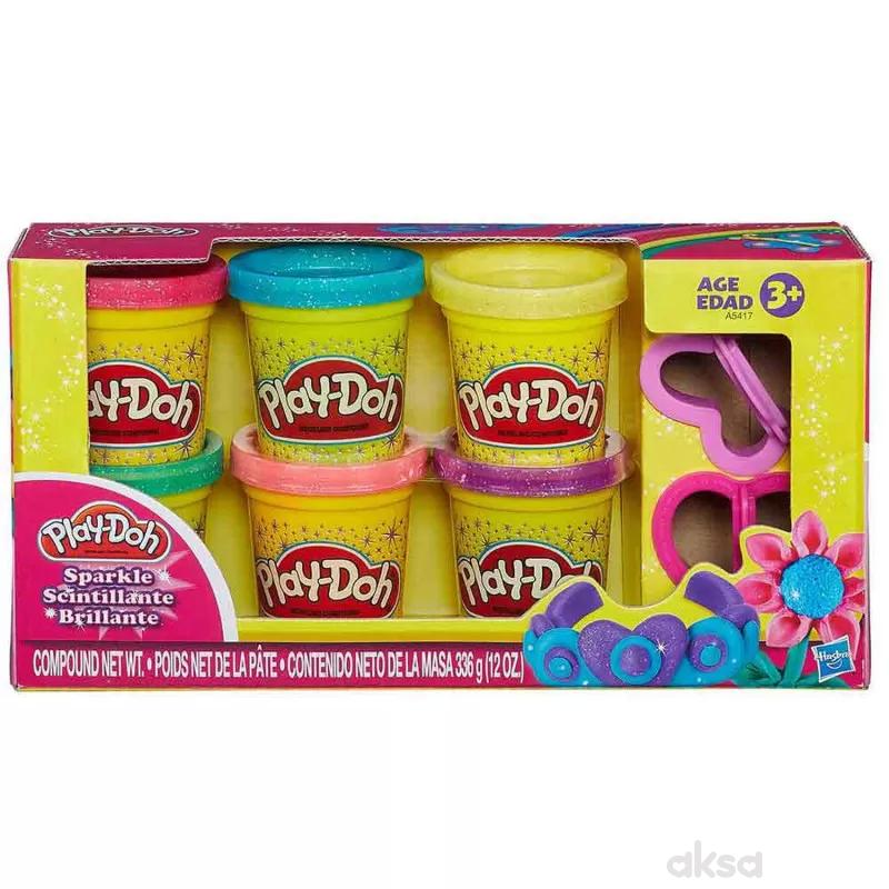 Play-doh sjajni plastelin 