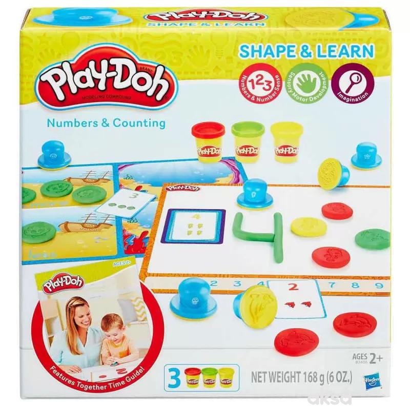 Play-doh plastelin set brojevi