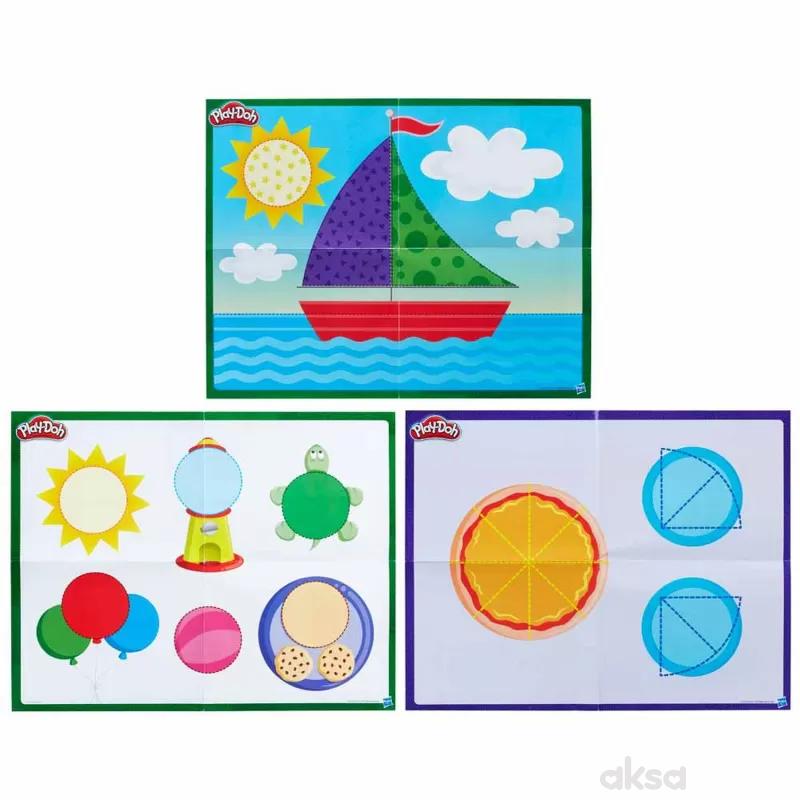 Play-doh plastelin set textures and tools